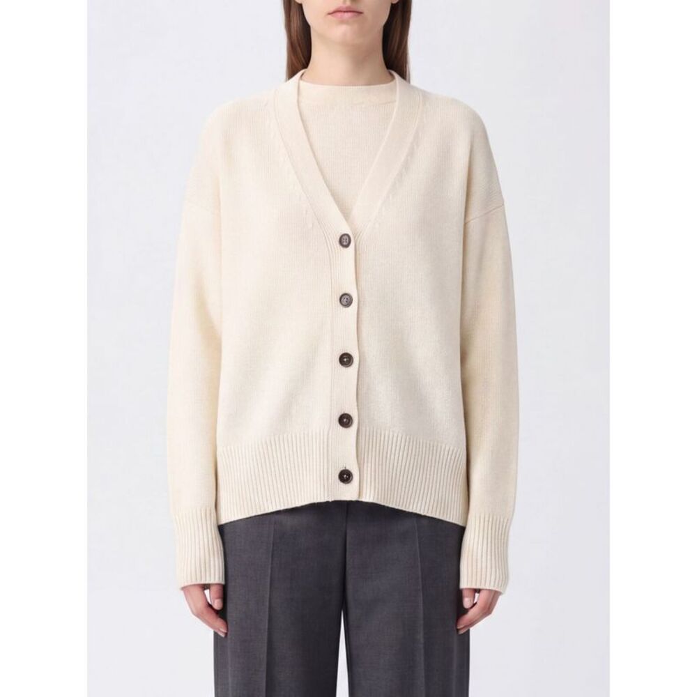Jil Sander Women Jil Sander Pure Cashmere V-Neck Button-Up Cardigan